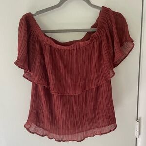 Off the shoulder shirt